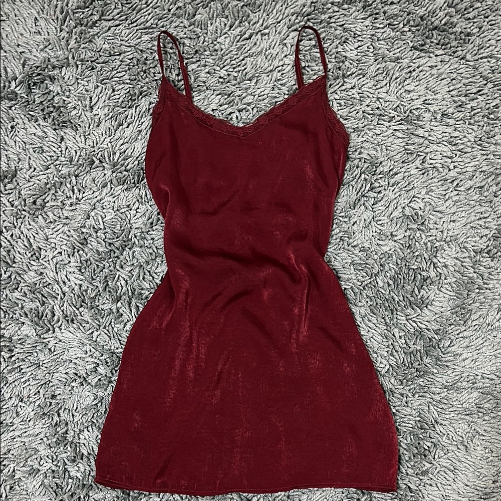 Hollister Red Mini Dress Elegant and Stylish